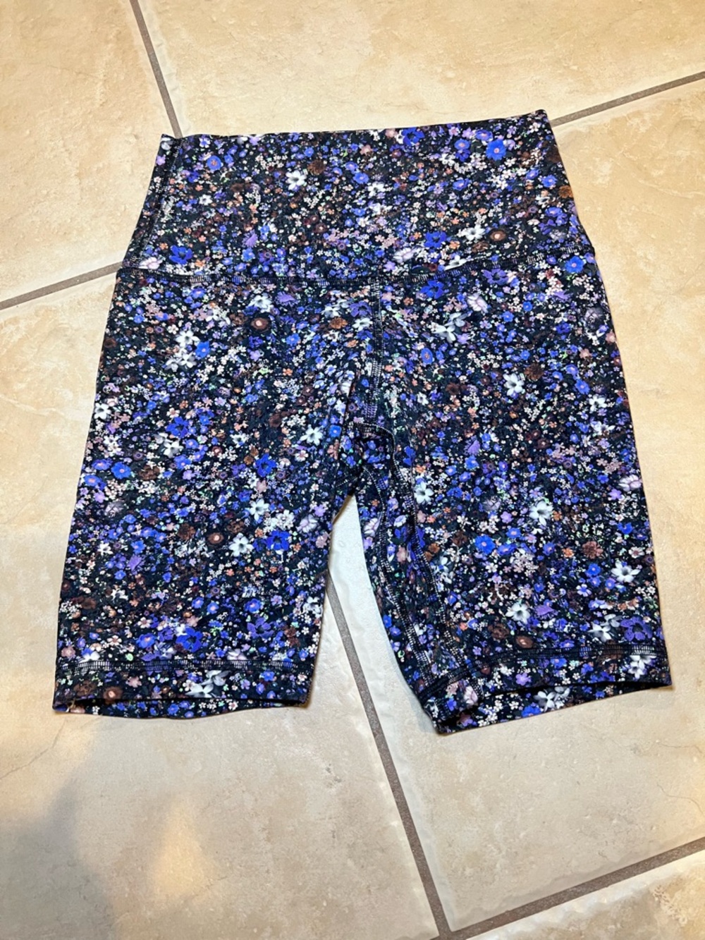 lululemon athletica Align High-Rise Bike Shorts Flower Burst Multi
